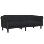 Sofá de 3 plazas terciopelo negro de , Sofás - Ref: Foro24-372590, Precio: 279,95 €, Descuento: %