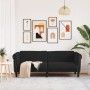 3-Sitzer-Sofa aus schwarzem Samt von , Sofas - Ref: Foro24-372590, Preis: 279,95 €, Rabatt: %