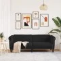 3-Sitzer-Sofa aus schwarzem Samt von , Sofas - Ref: Foro24-372590, Preis: 260,69 €, Rabatt: %