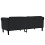 3-Sitzer-Sofa aus schwarzem Samt von , Sofas - Ref: Foro24-372590, Preis: 279,95 €, Rabatt: %