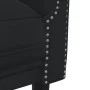 3 seater black velvet sofa by , Sofas - Ref: Foro24-372590, Price: 260,69 €, Discount: %