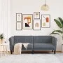 Dunkelgraues 3-Sitzer-Sofa aus Samt von , Sofas - Ref: Foro24-372586, Preis: 281,85 €, Rabatt: %