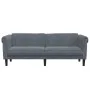 Dunkelgraues 3-Sitzer-Sofa aus Samt von , Sofas - Ref: Foro24-372586, Preis: 281,85 €, Rabatt: %