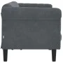 Dunkelgraues 3-Sitzer-Sofa aus Samt von , Sofas - Ref: Foro24-372586, Preis: 281,85 €, Rabatt: %