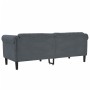 Dunkelgraues 3-Sitzer-Sofa aus Samt von , Sofas - Ref: Foro24-372586, Preis: 285,03 €, Rabatt: %