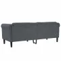 Dunkelgraues 3-Sitzer-Sofa aus Samt von , Sofas - Ref: Foro24-372586, Preis: 281,85 €, Rabatt: %