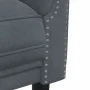 Dunkelgraues 3-Sitzer-Sofa aus Samt von , Sofas - Ref: Foro24-372586, Preis: 281,85 €, Rabatt: %