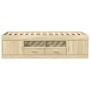 Lounger with Sonoma oak engineered wood drawers 90x200 cm by , Beds and slatted bases - Ref: Foro24-3280246, Price: 267,12 €,...