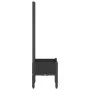 Planter with black PP trellis 40x40x142 cm by , Pots and planters - Ref: Foro24-367918, Price: 55,43 €, Discount: %