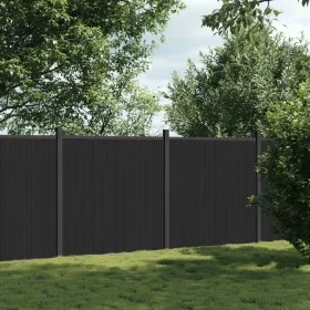 Gray WPC fence panel 353x186 cm by , fence panels - Ref: Foro24-3282790, Price: 780,92 €, Discount: %