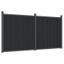Gray WPC fence panel 353x186 cm by , fence panels - Ref: Foro24-3282790, Price: 884,98 €, Discount: %