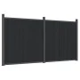 Gray WPC fence panel 353x186 cm by , fence panels - Ref: Foro24-3282790, Price: 780,92 €, Discount: %