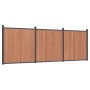 Braunes WPC-Zaunelement 526 x 186 cm von , Zaunpaneele - Ref: Foro24-3282800, Preis: 1,00 €, Rabatt: %