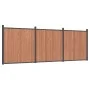Brown WPC fence panel 526x186 cm by , fence panels - Ref: Foro24-3282800, Price: 1,00 €, Discount: %