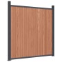 Braunes WPC-Zaunelement 526 x 186 cm von , Zaunpaneele - Ref: Foro24-3282800, Preis: 1,00 €, Rabatt: %