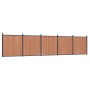 Brown WPC fence panel 872x186 cm by , fence panels - Ref: Foro24-3282802, Price: 2,00 €, Discount: %