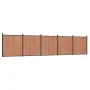 Brown WPC fence panel 872x186 cm by , fence panels - Ref: Foro24-3282802, Price: 1,00 €, Discount: %