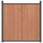 Brown WPC fence panel 872x186 cm by , fence panels - Ref: Foro24-3282802, Price: 2,00 €, Discount: %