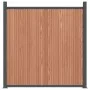 Brown WPC fence panel 872x186 cm by , fence panels - Ref: Foro24-3282802, Price: 1,00 €, Discount: %