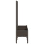 Planter with brown PP trellis 120x40x142 cm by , Pots and planters - Ref: Foro24-367930, Price: 118,52 €, Discount: %