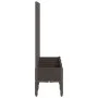 Planter with brown PP trellis 120x40x142 cm by , Pots and planters - Ref: Foro24-367930, Price: 116,26 €, Discount: %