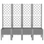 Pflanzgefäß mit Gitter PP hellgrau 160x40x142 cm von , Töpfe und Pflanzgefäße - Ref: Foro24-367932, Preis: 134,02 €, Rabatt: %