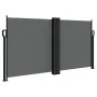 Anthracite gray retractable side awning 120x600 cm by , Umbrellas - Ref: Foro24-4004598, Price: 121,23 €, Discount: %