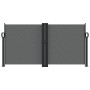 Anthracite gray retractable side awning 120x600 cm by , Umbrellas - Ref: Foro24-4004598, Price: 133,20 €, Discount: %