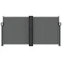 Anthracite gray retractable side awning 120x600 cm by , Umbrellas - Ref: Foro24-4004598, Price: 121,23 €, Discount: %