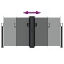 Anthracite gray retractable side awning 120x600 cm by , Umbrellas - Ref: Foro24-4004598, Price: 133,20 €, Discount: %