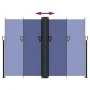 Blaue einziehbare Seitenmarkise 180x600 cm von , Sonnenschirme - Ref: Foro24-4004641, Preis: 139,38 €, Rabatt: %