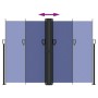 Toldo lateral retráctil azul 180x600 cm de , Sombrillas - Ref: Foro24-4004641, Precio: 141,87 €, Descuento: %