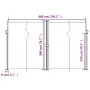 Red retractable side awning 200x600 cm by , Umbrellas - Ref: Foro24-4004657, Price: 156,02 €, Discount: %