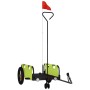 Fahrradanhänger aus Eisen und grünem Oxford-Stoff von , Fahrradanhänger - Ref: Foro24-94186, Preis: 79,24 €, Rabatt: %