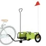 Remolque para bicicletas hierro y tela Oxford verde de , Remolques para bicicletas - Ref: Foro24-94186, Precio: 77,86 €, Desc...