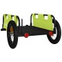 Fahrradanhänger aus Eisen und grünem Oxford-Stoff von , Fahrradanhänger - Ref: Foro24-94186, Preis: 79,24 €, Rabatt: %
