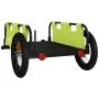 Remolque para bicicletas hierro y tela Oxford verde de , Remolques para bicicletas - Ref: Foro24-94186, Precio: 77,86 €, Desc...
