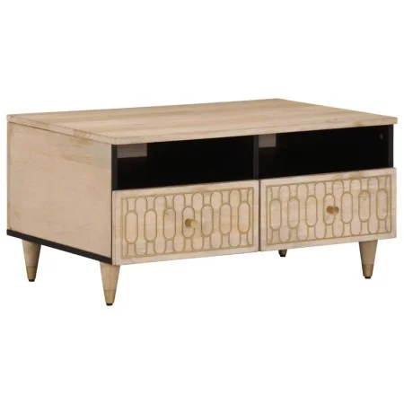 Solid mango wood coffee table 80x54x40 cm by , Coffee table - Ref: Foro24-358261, Price: 90,23 €, Discount: %