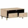 Solid mango wood coffee table 80x54x40 cm by , Coffee table - Ref: Foro24-358261, Price: 90,23 €, Discount: %