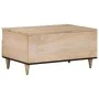 Solid mango wood coffee table 80x54x40 cm by , Coffee table - Ref: Foro24-358261, Price: 90,23 €, Discount: %