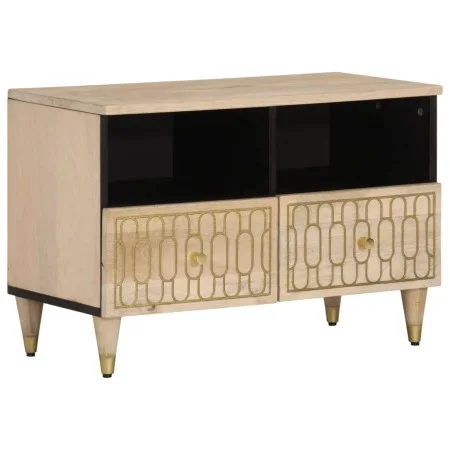 TV-Schrank aus massivem Mangoholz, 70 x 33 x 46 cm von , TV-Möbel - Ref: Foro24-358249, Preis: 59,46 €, Rabatt: %