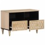 TV-Schrank aus massivem Mangoholz, 70 x 33 x 46 cm von , TV-Möbel - Ref: Foro24-358249, Preis: 60,04 €, Rabatt: %