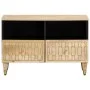 Solid mango wood TV cabinet 70x33x46 cm by , TV Furniture - Ref: Foro24-358249, Price: 59,46 €, Discount: %