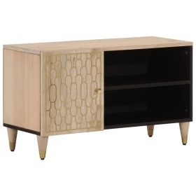 Solid mango wood TV cabinet 80x31x46 cm by , TV Furniture - Ref: Foro24-358263, Price: 51,51 €, Discount: %