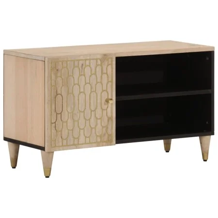 TV-Schrank aus massivem Mangoholz, 80 x 31 x 46 cm von , TV-Möbel - Ref: Foro24-358263, Preis: 51,04 €, Rabatt: %