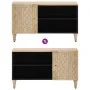 Mueble de TV madera maciza de mango 80x31x46 cm de , Muebles TV - Ref: Foro24-358263, Precio: 51,04 €, Descuento: %