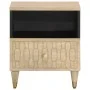 Solid mango wood bedside table 40x33x46 cm by , Nightstands - Ref: Foro24-358254, Price: 39,64 €, Discount: %