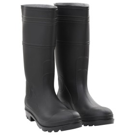 Botas de agua negro número 45 PVC