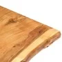 Superficie de mesa de madera maciza de acacia 100x(50-60)x2,5 cm de vidaXL, Tableros para mesas - Ref: Foro24-286331, Precio:...