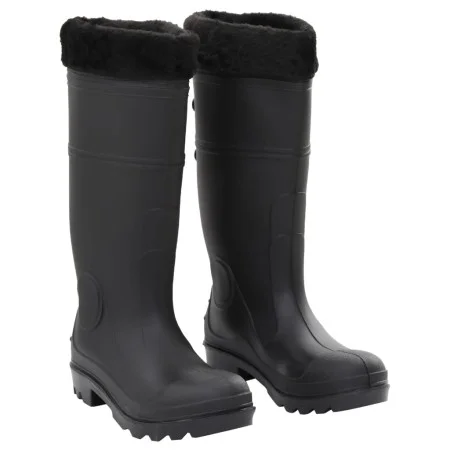 Wellies with removable socks black number 38 PVC by , Waders for hunting and fishing - Ref: Foro24-137596, Price: 33,34 €, Di...